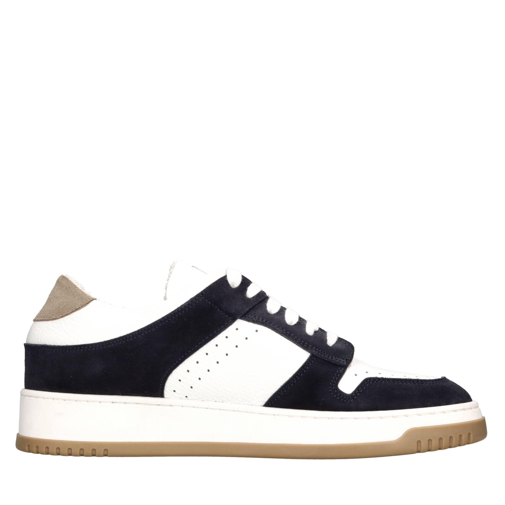 Sneakers in pelle e camoscio 