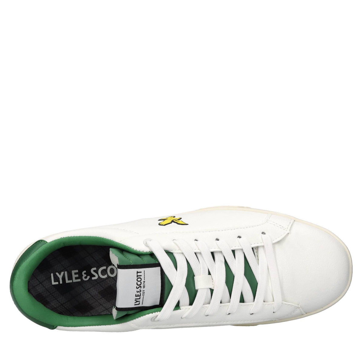 Sneakers in ecopelle e tessuto 