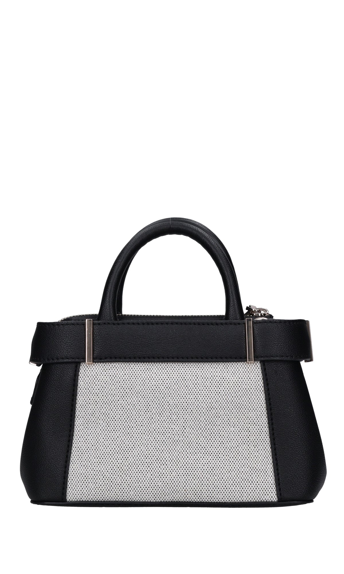 Borsa in tessuto ed ecopelle 