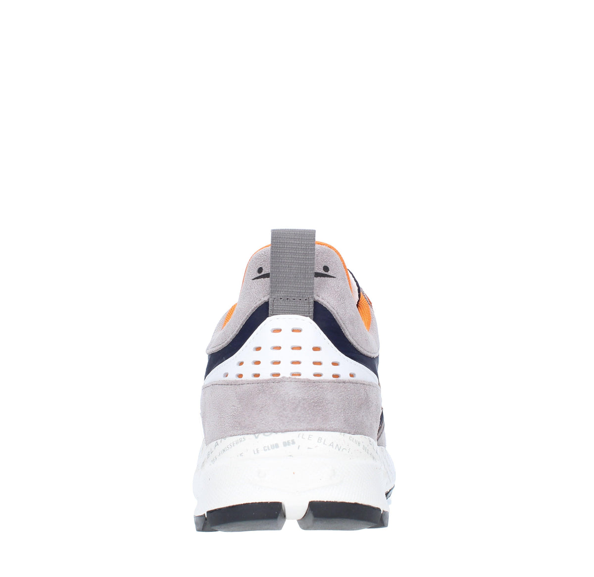 Sneakers in camoscio pelle e tessuto 