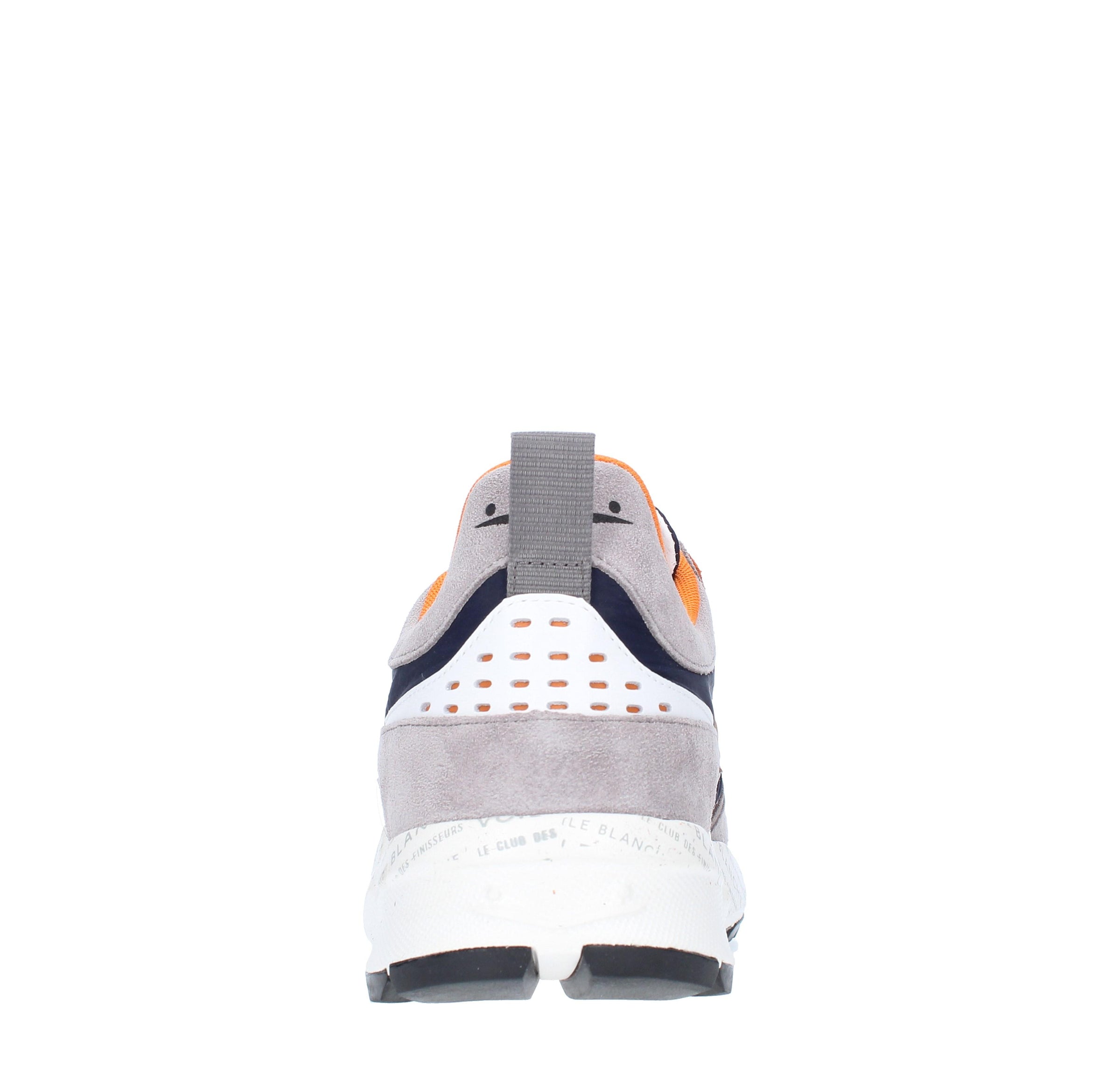 Sneakers in camoscio pelle e tessuto 