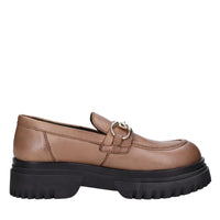 Mocassino in pelle<BR/> 