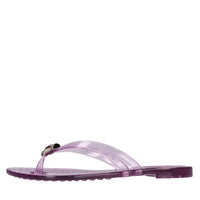 Sandali flat Jelly in PVC e Swarovski 