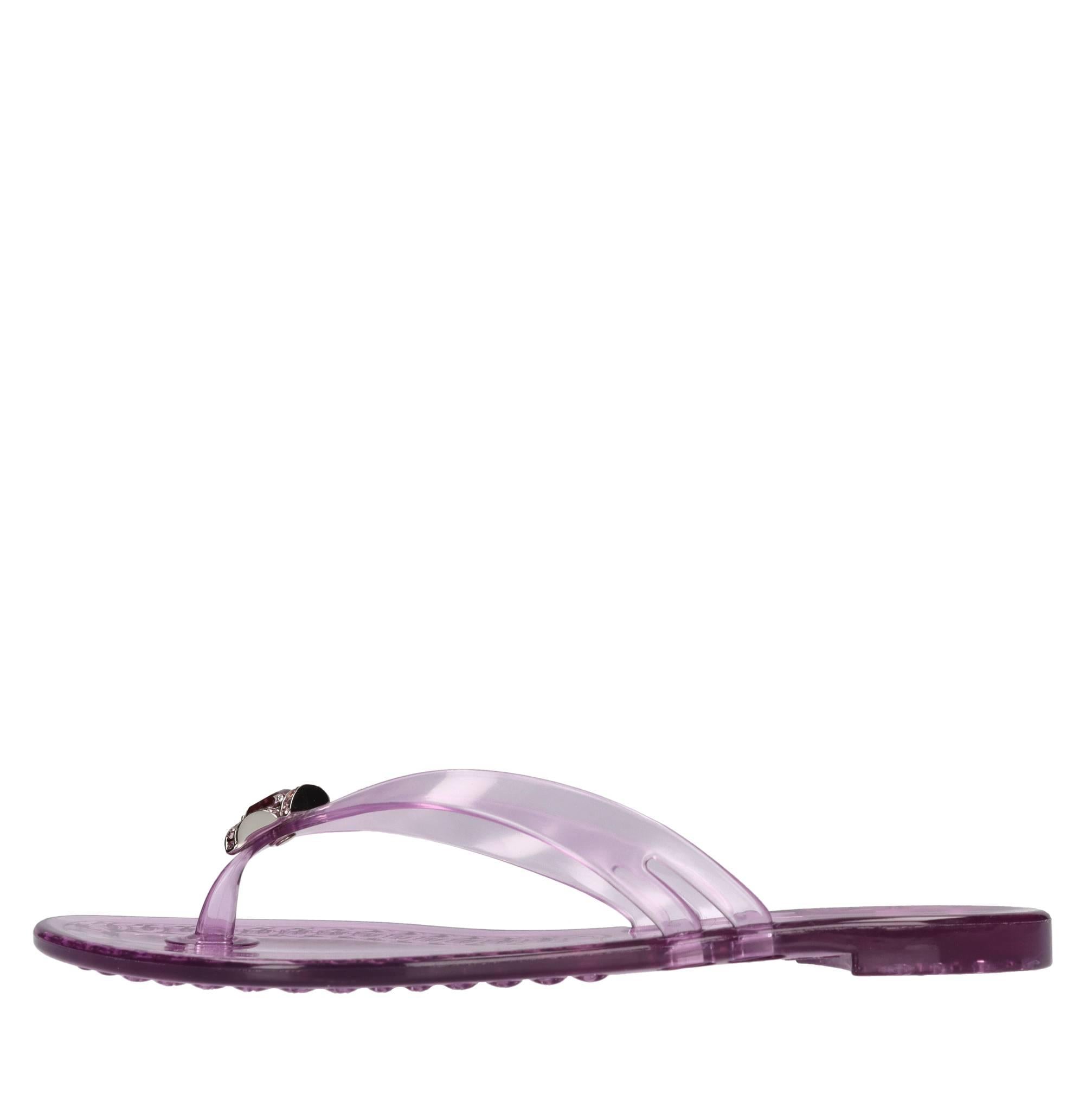 Sandali flat Jelly in PVC e Swarovski 