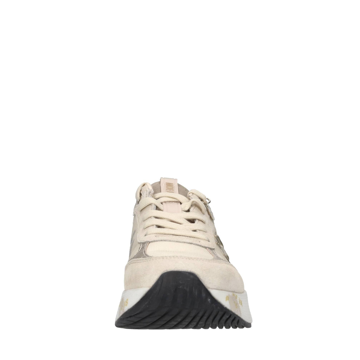 Sneakers in tessuto pelle ed ecopelle 