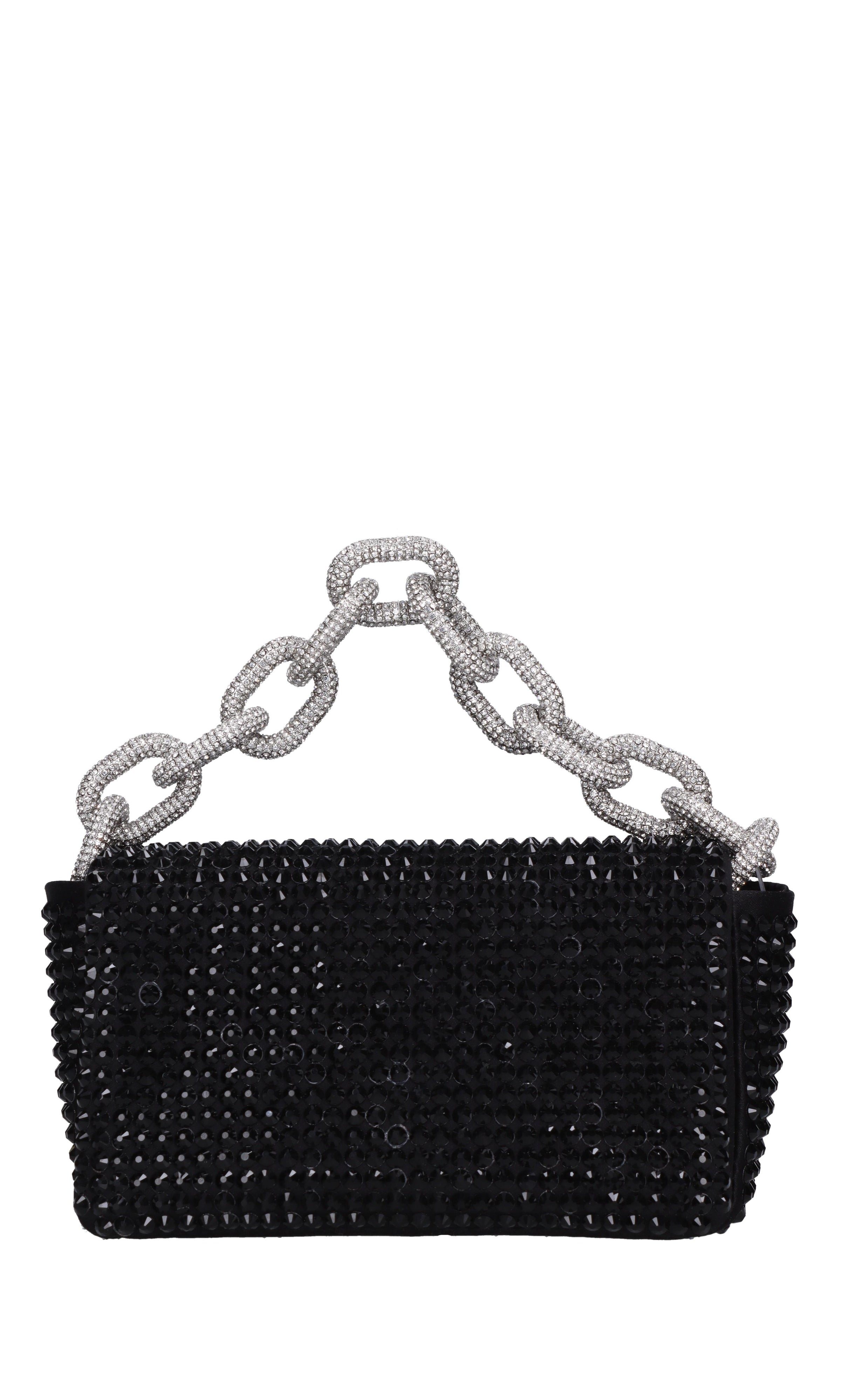 Borsa mini My Dream in raso e strass 