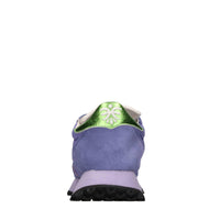 Sneakers in tessuto e camoscio 