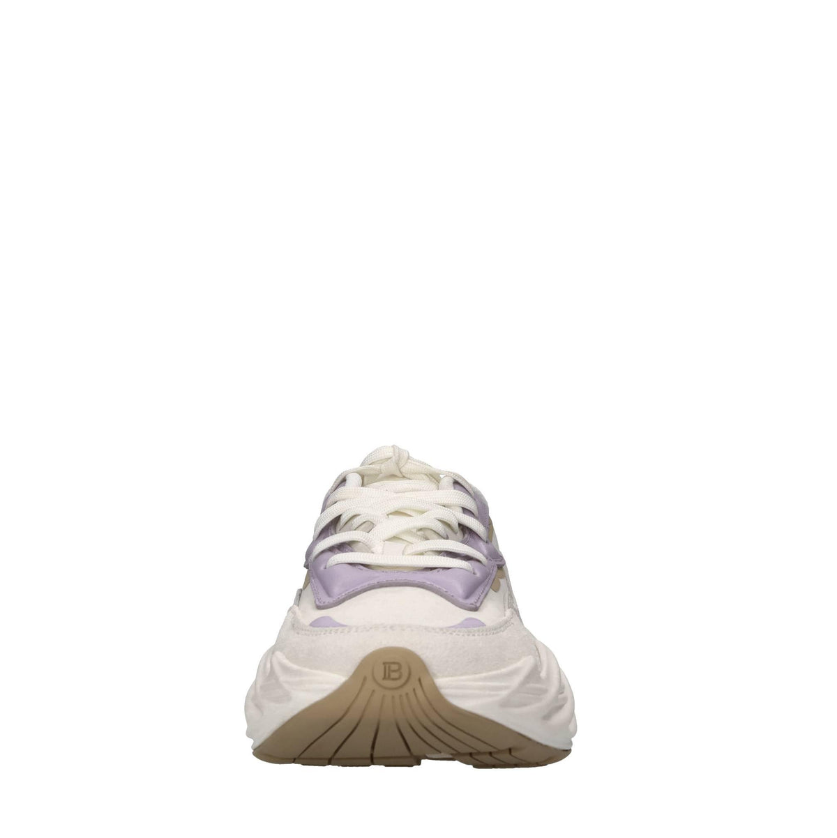 Sneakers Run Row in pelle e tessuto 