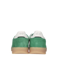 Sneakers in camoscio ed ecopelle 