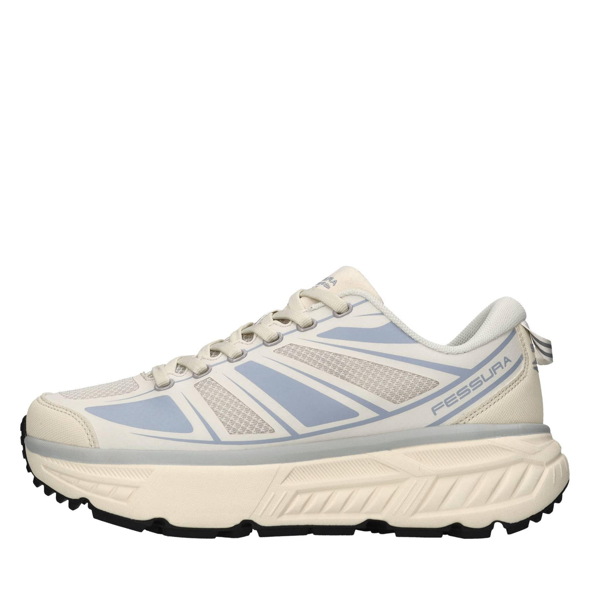 Sneakers in ecopelle e tessuto 
