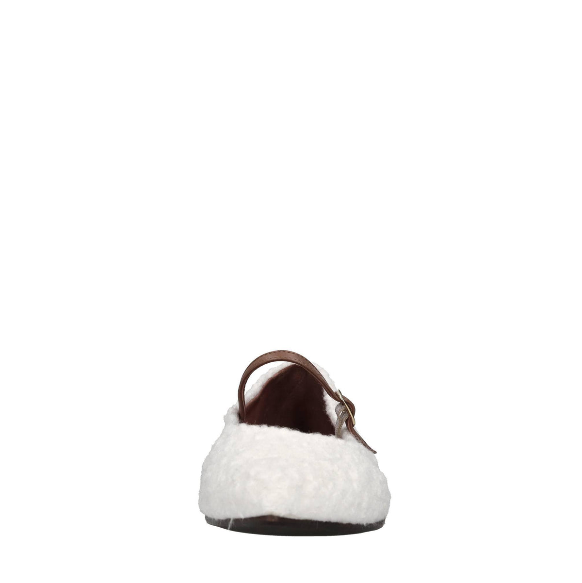 Ballerine in ecopelliccia e pelle 
