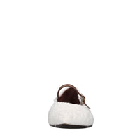 Ballerine in ecopelliccia e pelle 