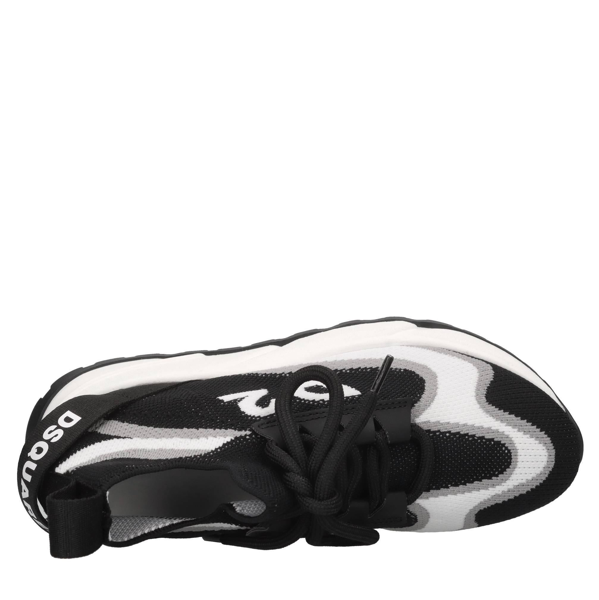 Sneakers in tessuto ed ecopelle 