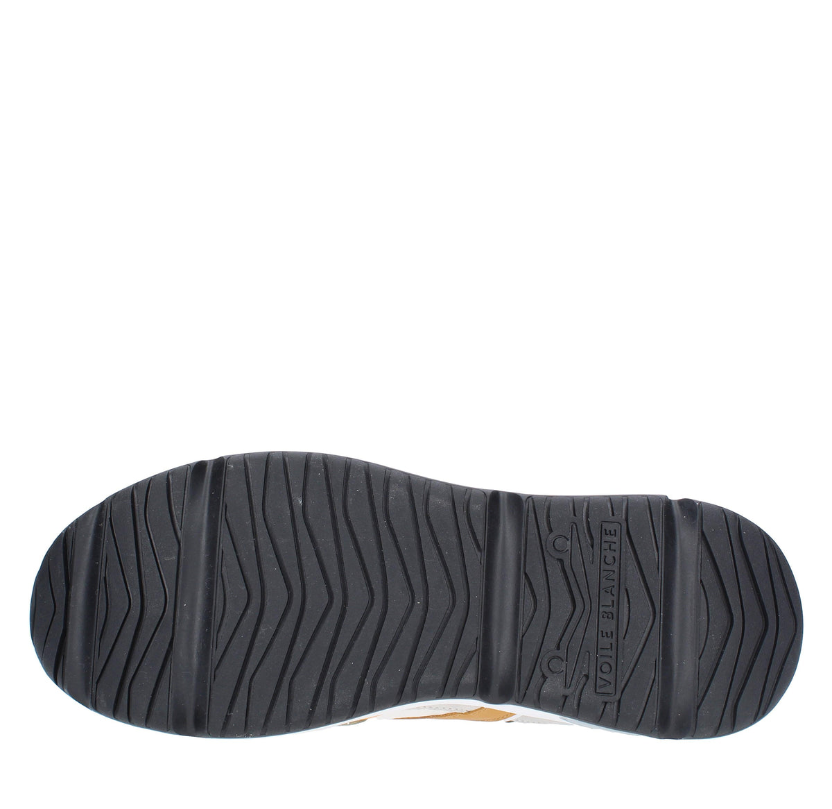 Sneakers in pelle e tessuto 