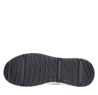 Sneakers in pelle e tessuto 