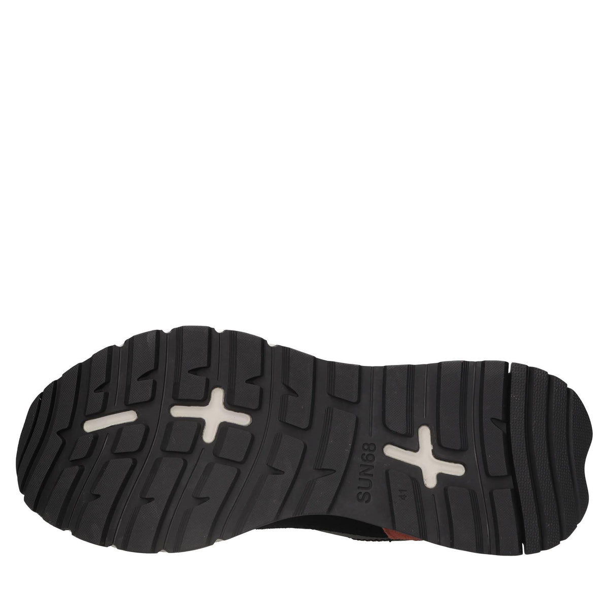 Sneakers modello Z44128 SUN68 in pelle scamosciata e tessuto traspirante 
