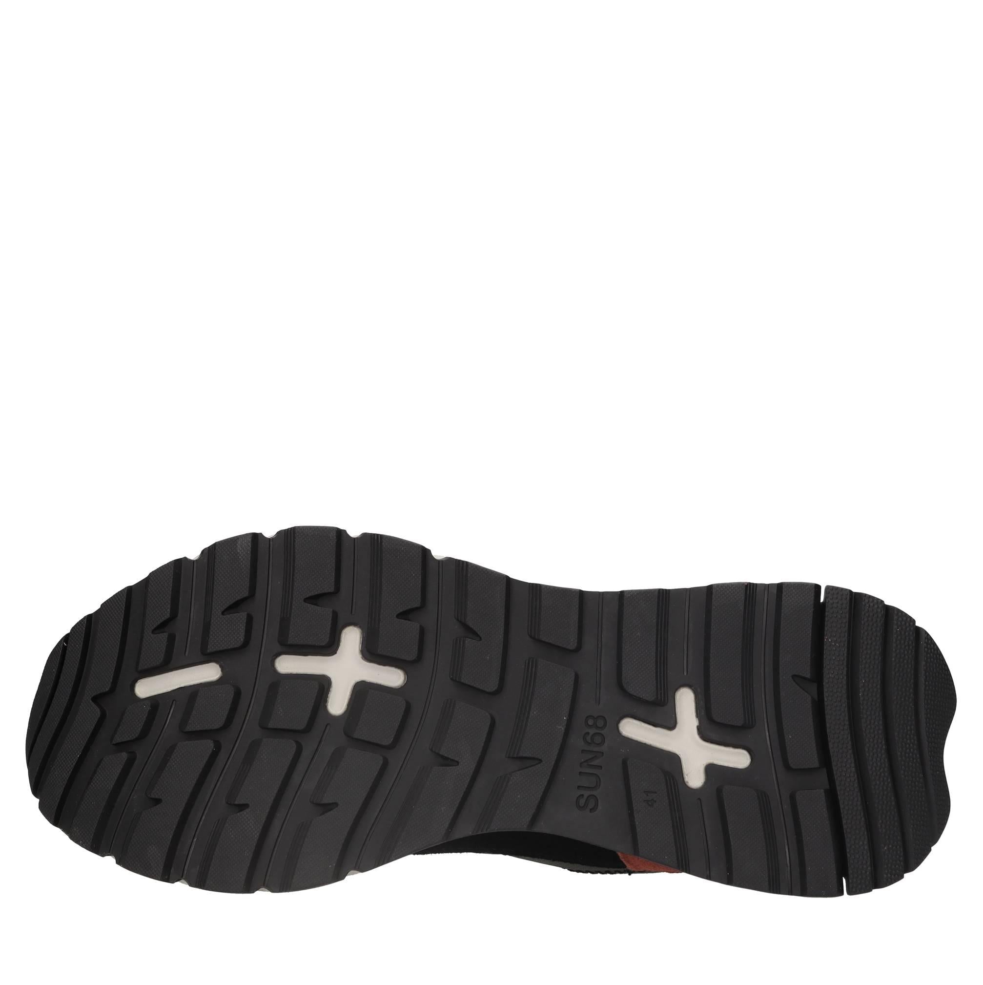 Sneakers modello Z44128 SUN68 in pelle scamosciata e tessuto traspirante 