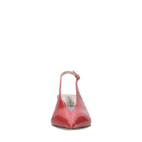 Décolleté Slingback in vernice e plexi 