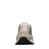 Sneakers in camoscio ecopelle e tessuto 