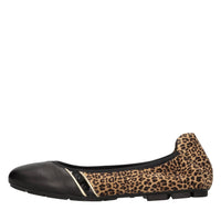 Ballerine in camoscio e pelle 