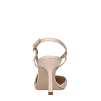 Décolleté slingback in pelle 