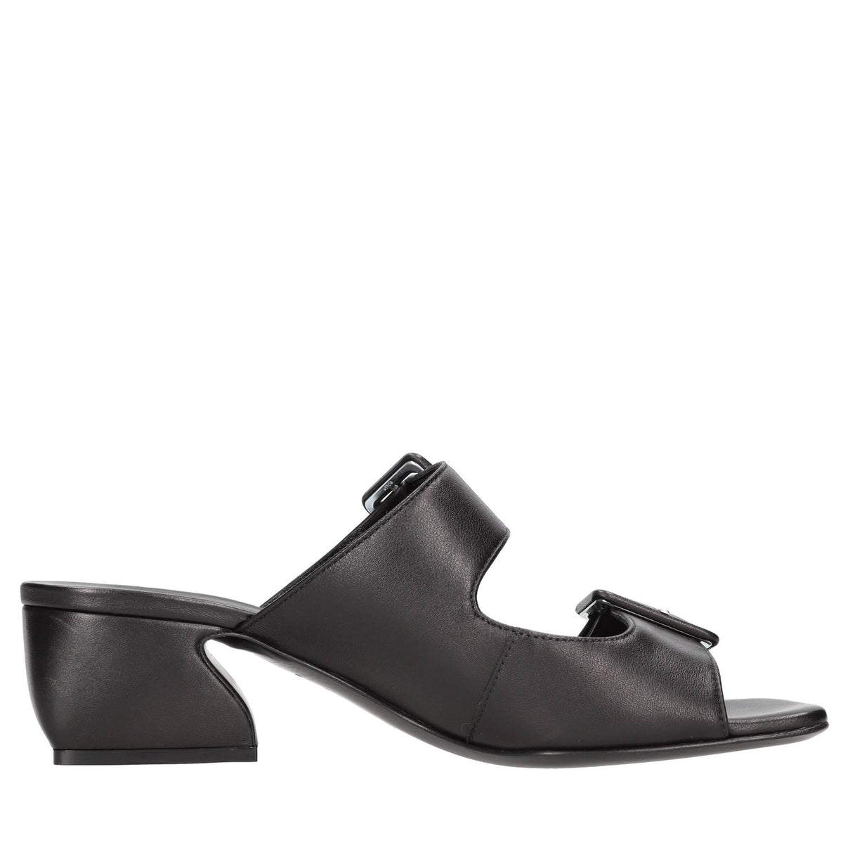 Mules in pelle 