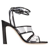 Sandali in pelle e plexi 
