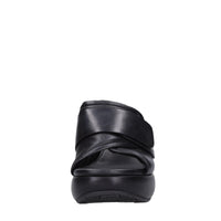 Mules Zeppa in pelle 