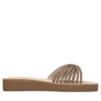 Mules in pelle e strass 