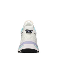 Sneakers modello Race in pelle e tessuto 