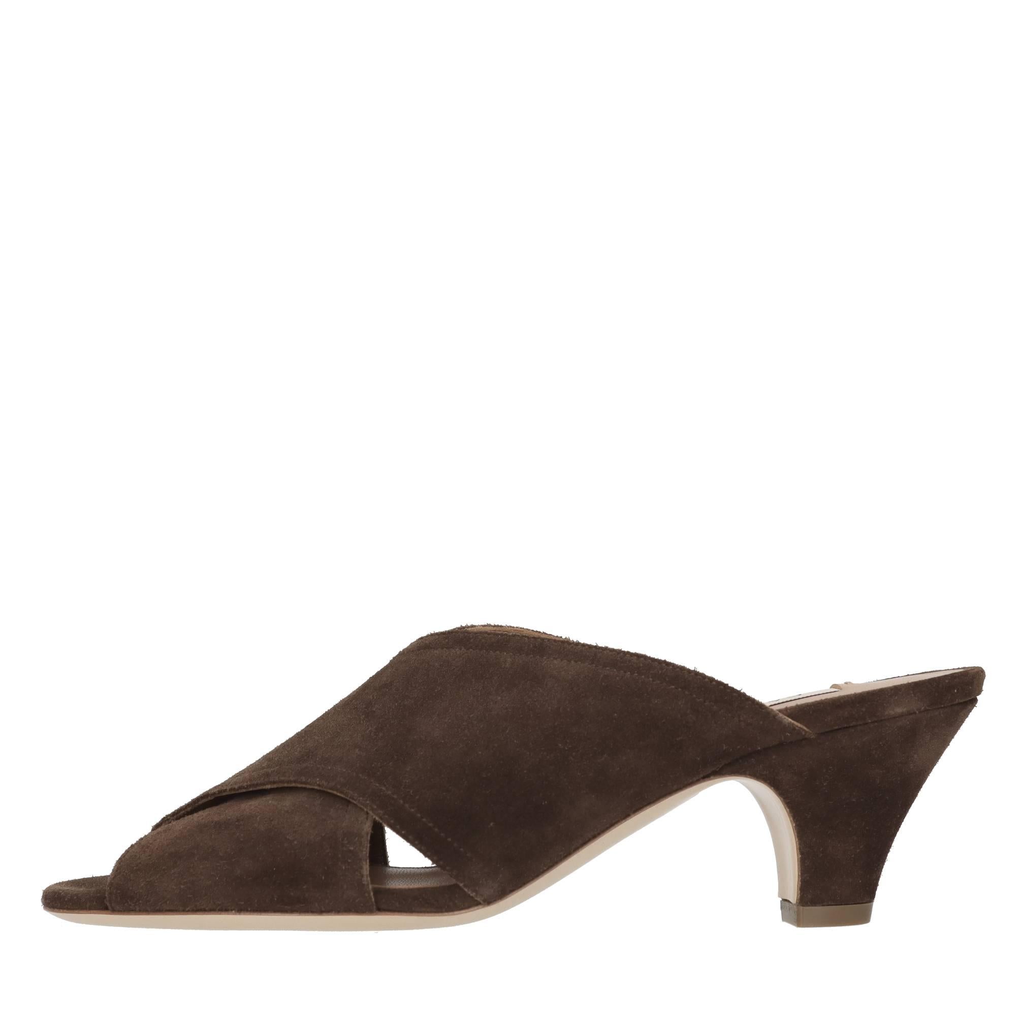 Mules Nomad in camoscio 