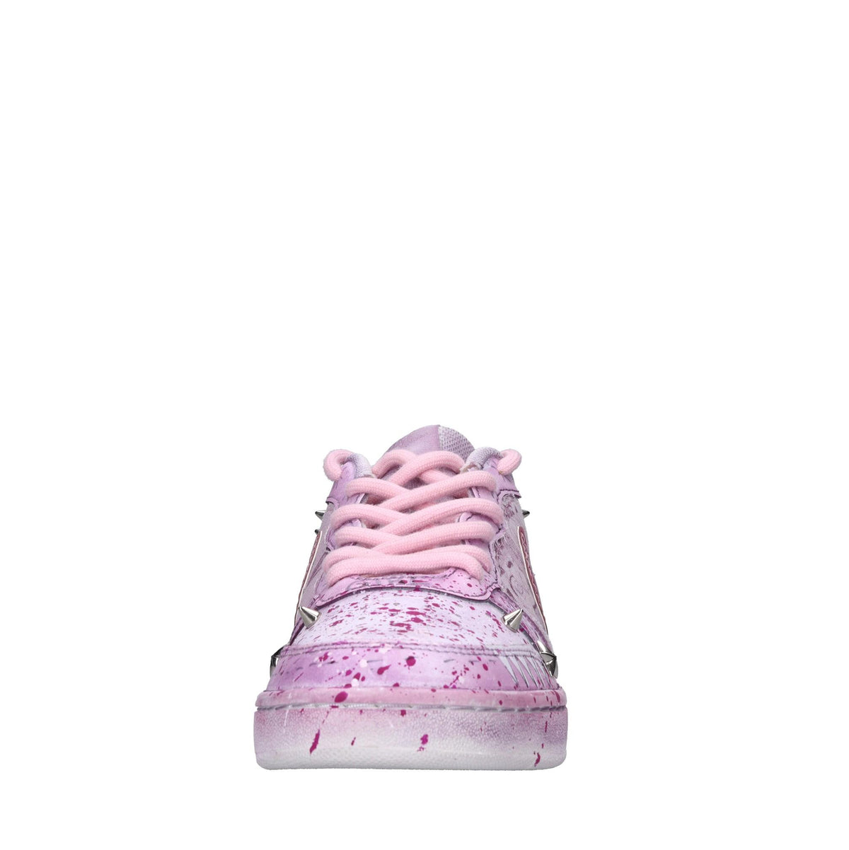 Sneakers in ecopelle e tessuto 