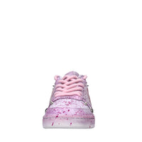 Sneakers in ecopelle e tessuto 