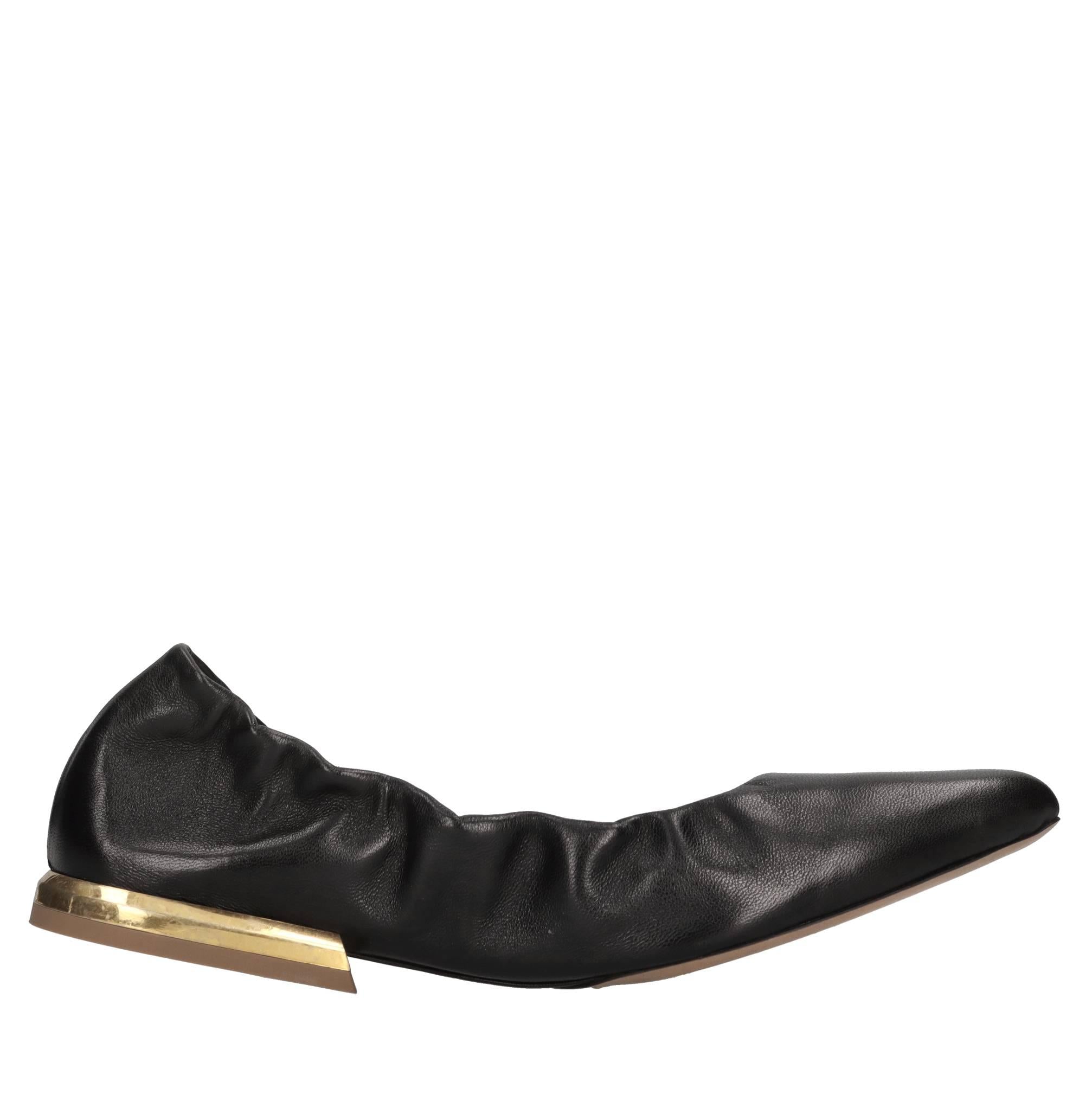Ballerine in pelle 