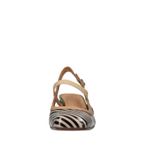 Décolléte slingback in pelle 