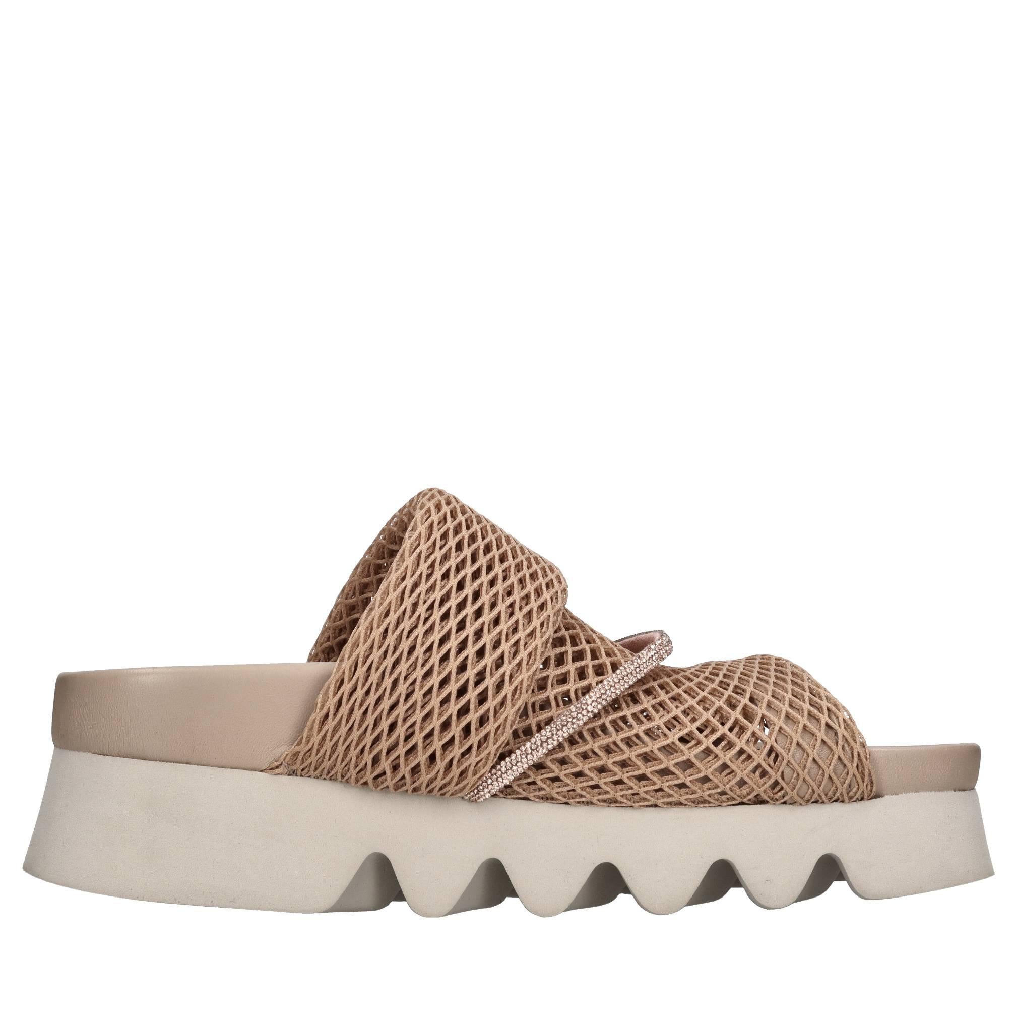 Mules modello Simi Tridy in tessuto 