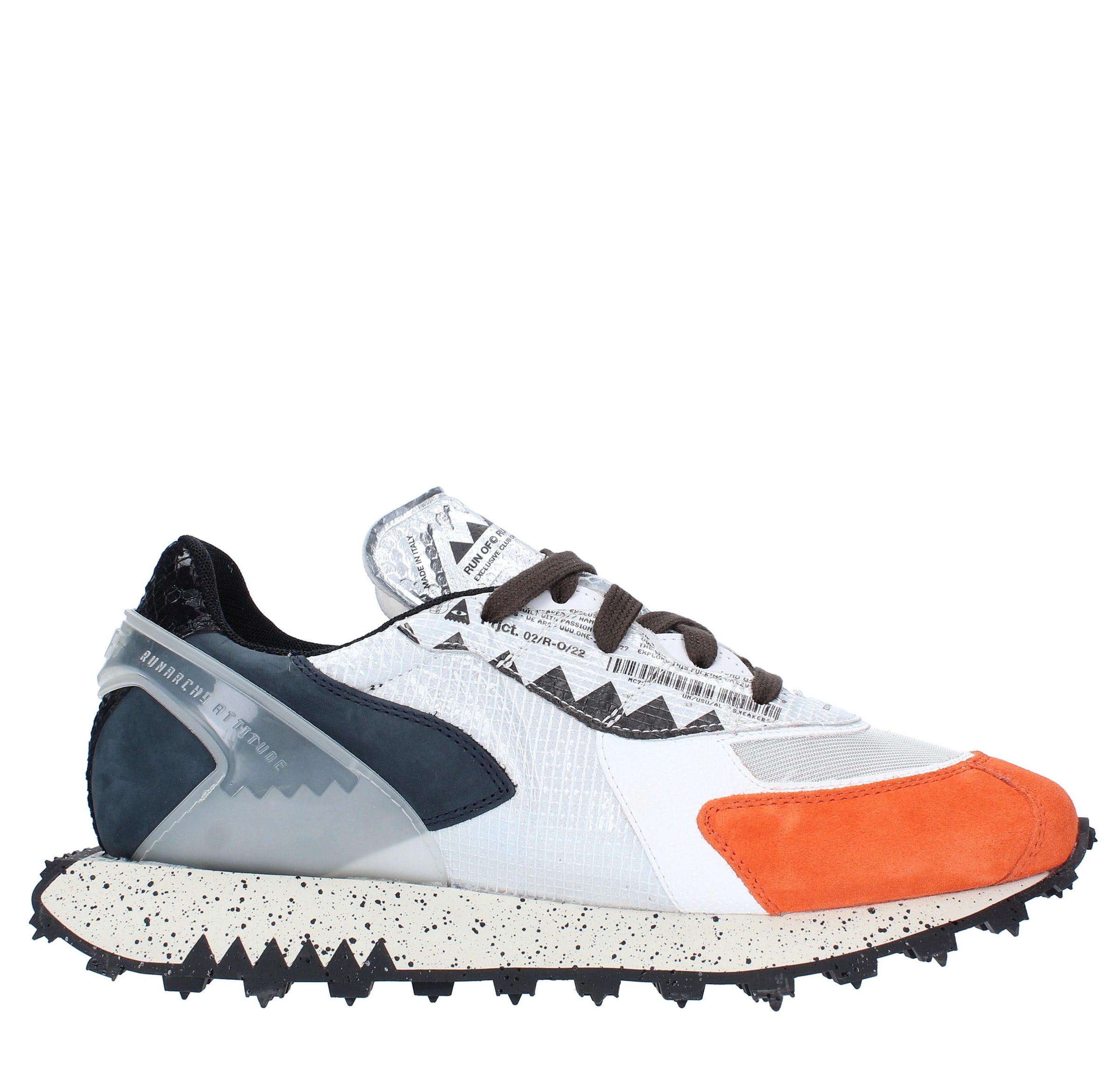 Sneakers modello 40038 RUN OF in pelle camoscio e tessuto 