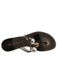 Sandali flat Jelly in PVC e Swarovski 
