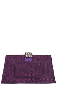 Borsa modello JADE in tessuto e strass 