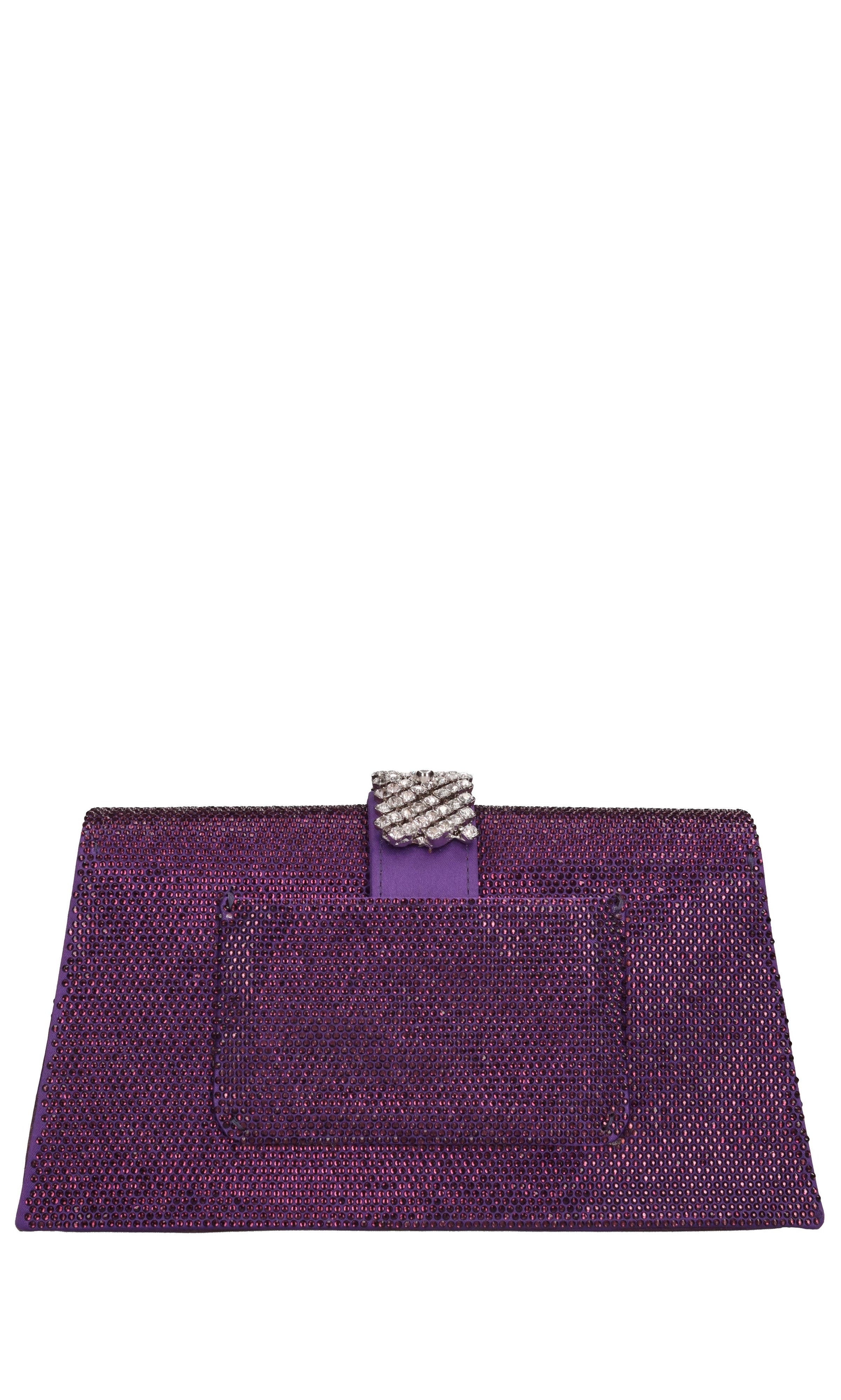 Borsa modello JADE in tessuto e strass 