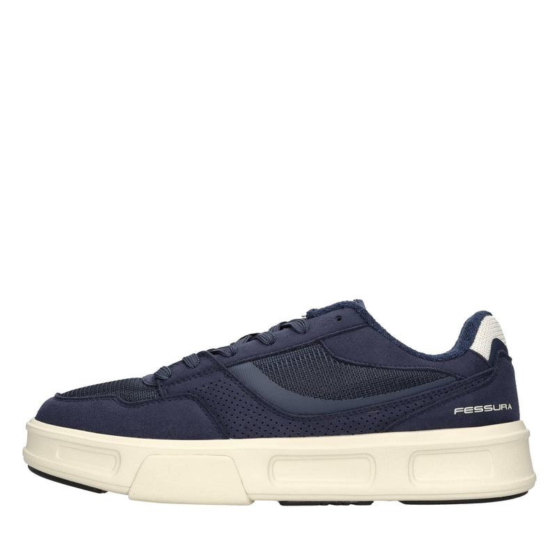 Sneakers modello STRIDE 01 in tessuto ed ecopelle 