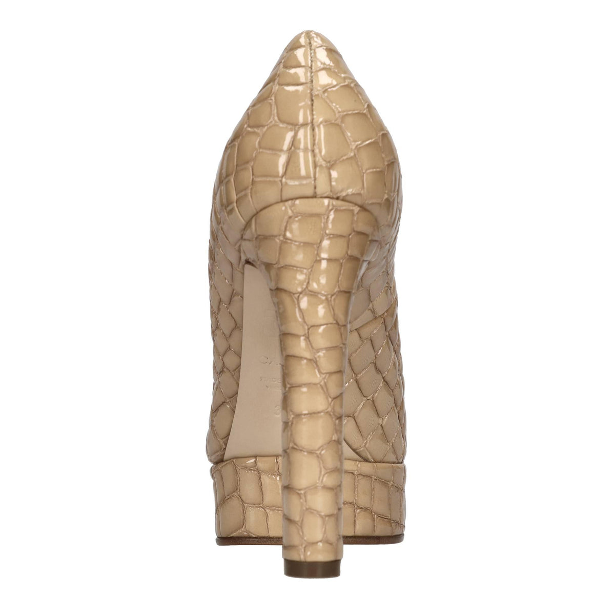 Décolleté in pelle 