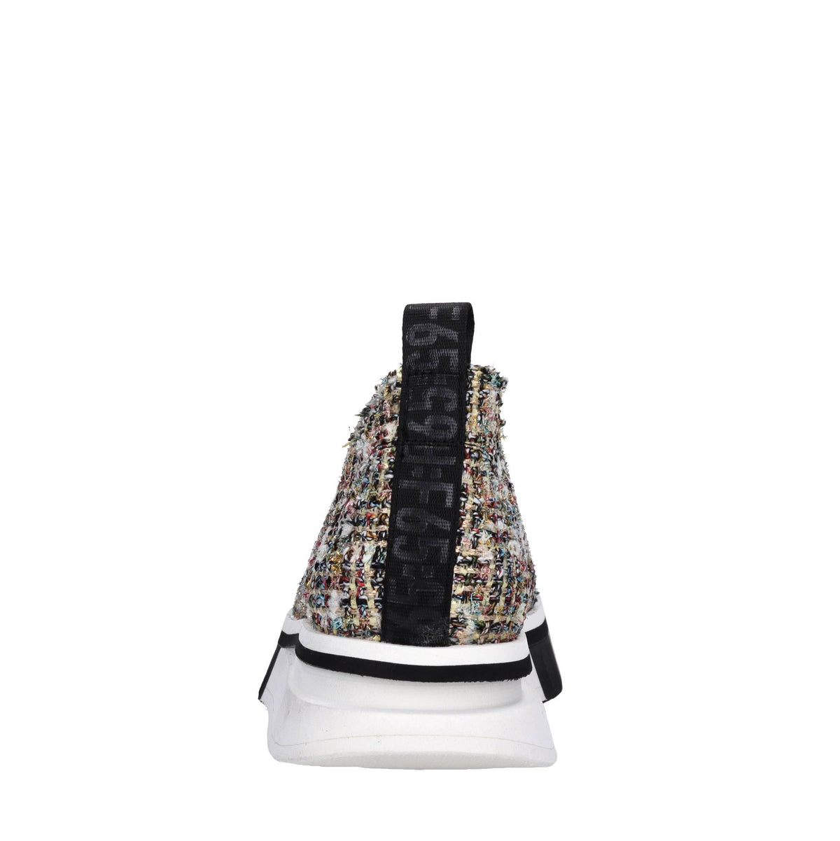 Sneakers in camoscio e tessuto 