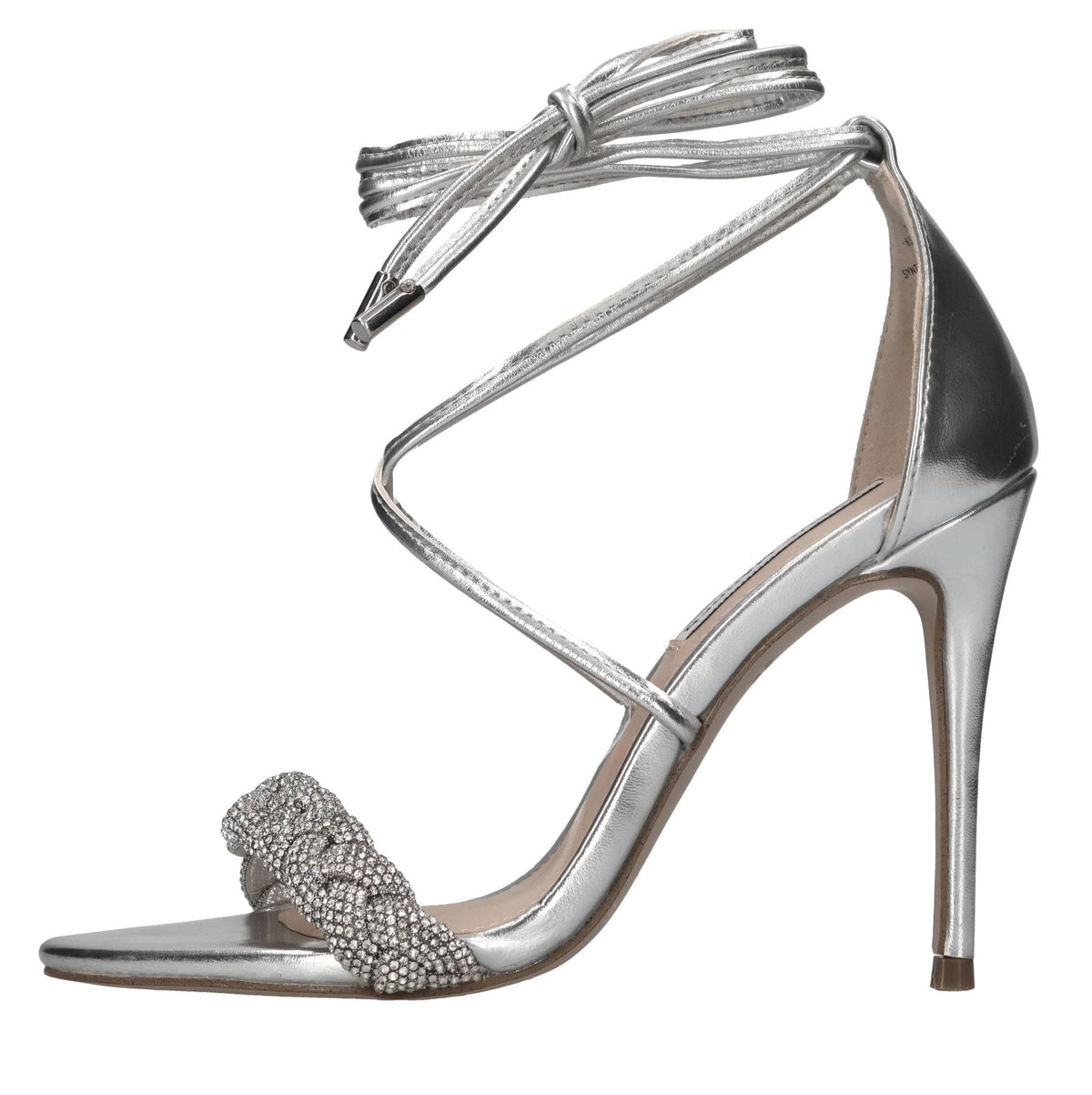 Sandali in pelle e strass 