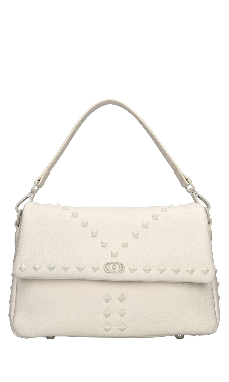 Borsa Frivolous in pelle e borchie 