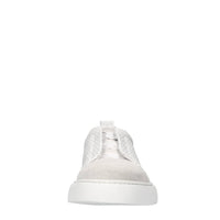 Slip-on in pelle e camoscio 