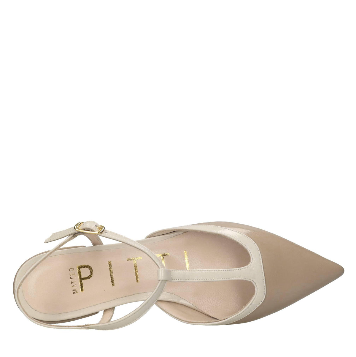 Ballerine slingback in pelle 