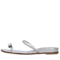 Mules in pelle e Swarovski 