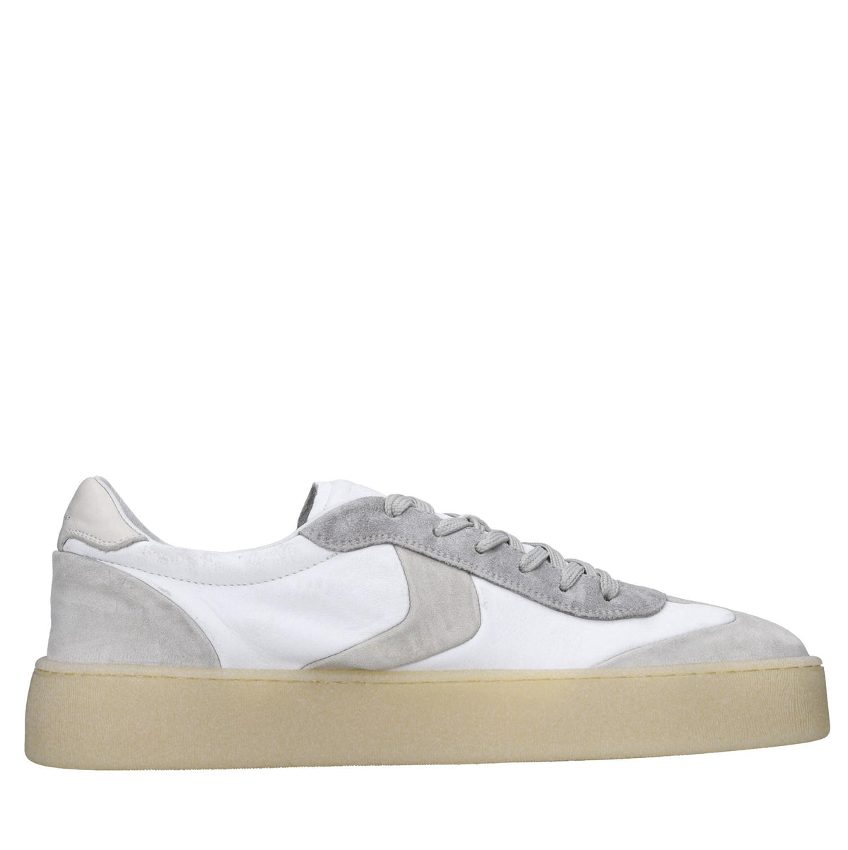 Sneakers in pelle e camoscio 