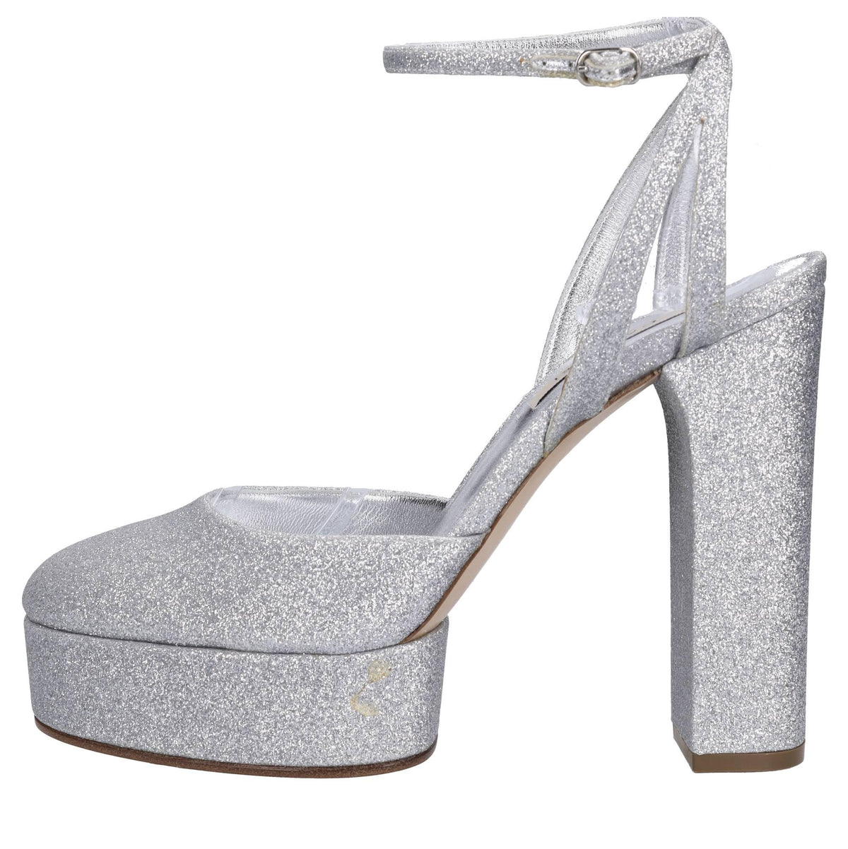 Décolleté slingback glitter 